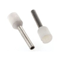 シュナイダーエレクトリック 棒端子 最大ワイヤサイズ 0.5mm2 最大ワイヤサイズ 22AWG 白 ピン径 1.4mm 1箱(200個入) AZ5CE005 AZ5CE005 1箱