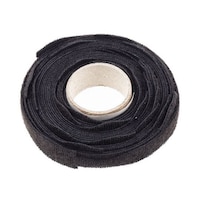 RS Pro ベルクロ 結束バンド 12 mm x 203.5mm 黒 ファブリック ケーブルタイ 1袋(25個入) 2854578 2854578 1袋