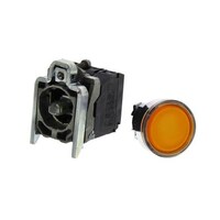 シュナイダーエレクトリック 照光式押しボタンスイッチ Harmony XB4シリーズ 22mm オレンジ XB4BW35B5 XB4BW35B5 1個