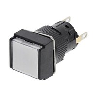 シュナイダーエレクトリック 照光式押しボタンスイッチ Harmony XB6シリーズ 16mm 白 XB6ECW1B1P XB6ECW1B1P 1個