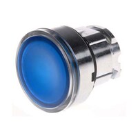 シュナイダーエレクトリック 押ボタンヘッド Harmony XB4 プッシュプッシュ 青 ZB4BH063 ZB4BH063 1個