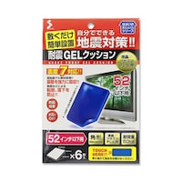 ソーゴ 耐震 GELクッション 約5×30×40mm 6個入 ANTV406