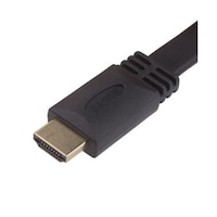 RS Pro Flat HDMI to HDMI cable, Angled 9134975 9134975 1個