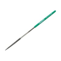 アズワン ダイヤモンドヤスリ 精密用#400 三角 1本入 全長140mm(12本組サイズ) GS12S400