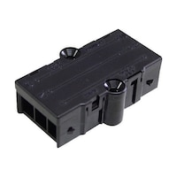 ニチフ プラグジョイントコネクタ ターミナルブロック(直線)(10個入) 黒 適合電線(単線)1.6・2.0mm NPJ B013P NPJ B013P 1箱