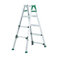 アルインコ 高段差用伸縮脚付きはしご兼用脚立 天板高さ1.29ー1.73m(長わく)・1.00ー1.44m(短わく) PRH1215FX 1台