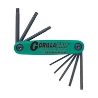 ボンダス 六角棒レンチ ゴリラグリップ(R)ナイフ型ツール トルクス(R)8本組(T6T25)TF812634 TF812634 1個