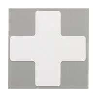 ニトムズ 耐久フロアサインズX型M白10枚 Y6038