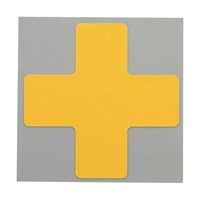 ニトムズ 耐久フロアサインズX型M黄10枚 Y6039