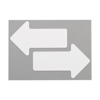 ニトムズ 耐久フロアサインズ矢印白20枚 Y6044