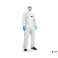 日本ハネウェル 防護服 ミューテックス・E・ライト(防塵タイプ) ホワイト L 1箱(50着入) 4500101 1箱