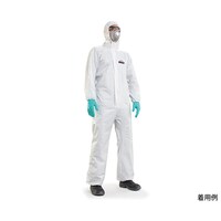 日本ハネウェル 防護服 ミューテックス・E・ライト(防塵タイプ) ホワイト XL 1箱(50着入) 4500101 1箱