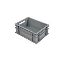 RS Pro ユーロコンテナ 15L 170mm x 300mm x 400mm PP グレー 1631899 1631899 1個