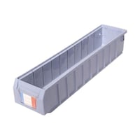 RS Pro 収納ボックス 高さ 500mm 幅 117mm 深さ 90mm PP 青 1袋(10個入) 7755299 7755299 1袋