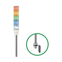 シュナイダーエレクトリック 積層式LED表示灯 赤黄緑青白 LOUT24W5(RYGBW) LOUT24W5(RYGBW) 1個