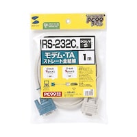 サンワサプライ RS232Cケーブル モデム TA用 1m KRM1