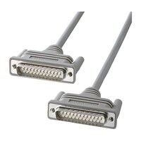 サンワサプライ RS232Cケーブル 25pin/クロス 非同期通信 3m KRS007K