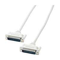 サンワサプライ RS232Cケーブル 25pin/クロス 同期通信 3m KRS017K