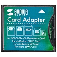 サンワサプライ SDXC用CF変換アダプタ ADRSDCF2
