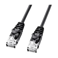 サンワサプライ カテゴリ6極細LANケーブル LASL603BK