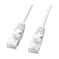 サンワサプライ カテゴリ6極細LANケーブル LASL605W