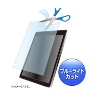 サンワサプライ 12.5型まで対応 フリーカットタイプ ブルーライトカット 液晶保護指紋防止光沢フィルム LCD125WBCF