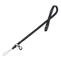 サンワサプライ ネックストラップ 安全パーツ 長さ調節付き DGST17BK