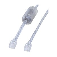 サンワサプライ コア付シールドツイストモジュラーケーブル TELFST1N2