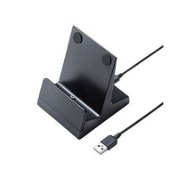 サンワサプライ マグネット着脱式充電クレードルスタンド PDASTN28BK