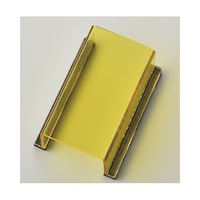 日本緑十字社 スイッチカバー標識 透明黄無地タイプ スイッチカバーZY 80×40×34mm アクリル製 088021