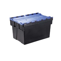 RS Pro ふた付きコンテナ 56L 600mm x 400mm x 310mm PP 青 1783359 1783359 1個