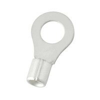 RS Pro 非絶縁 丸形圧着端子 内径:10.5mm スタッド径:10.5mm 12AWG to 10AWG 1袋(100個入) 1788622 1788622 1袋