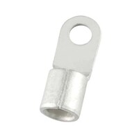 RS Pro 非絶縁 丸形圧着端子 内径:6.4mm スタッド径:6.4mm to 4AWG 1袋(5個入) 1788631 1788631 1袋