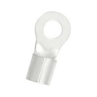 RS Pro 非絶縁 丸形圧着端子 内径:8.4mm スタッド径:8.4mm to 4AWG 1袋(5個入) 1788633 1788633 1袋