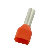 RS Pro 棒端子 最大ワイヤサイズ 2 x 4mm2 最大ワイヤサイズ 2 x 12AWG オレンジ ピン径 4.2mm 1袋(100個入) 1788746 1788746 1袋