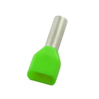 RS Pro 棒端子 最大ワイヤサイズ 2 x 6mm2 最大ワイヤサイズ 2 x 10AWG 緑 ピン径 5.3mm 1袋(100個入) 1788747 1788747 1袋