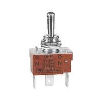 NKKスイッチズ トグルスイッチ OnOffOn 単極双投(SPDT) パネルマウント 15 A S3F S3F 1個