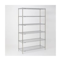 エレクター スーパーエレクター・シェルフ W758×D359×H1892mm(PA) DB付 6段 AS760PA1900W6 1台