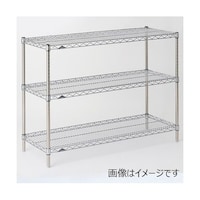 エレクター スーパーエレクター・シェルフ W1821×D536×H1384mm(PA) DB無 3段 BS1820PA1390N3 1台