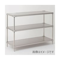 エレクター 304ソリッドエレクター・シェルフ W1519×D614×H1384mm(P) DB無 3段 LSS1520SP1390N3 1台