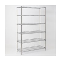 エレクター サイドアップエレクター・シェルフ W1518×D613×H1892mm(PA) DB無 6段 LU1520PA1900N6 1台