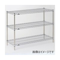 エレクター スーパーエレクター・シェルフ W758×D460×H1384mm(P) DB付 3段 MS760P1390W3 1台