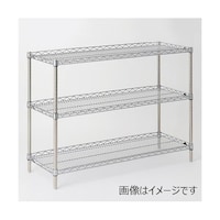 エレクター サイドアップエレクター・シェルフ W1821×D460×H1384mm(P) DB無 3段 MU1820P1390N3 1台