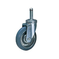 エレクター 打ち込み単独キャスターゴム車