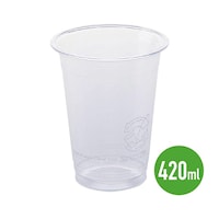 サンナップ サスティナブルクリアーカップ 420ml 800個入 C92420SCC 1ケース