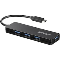 バッファロー USB3.1(Gen1) TypeC 4ポート バスパワーハブ ブラック BSH4U120C1BK
