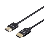 バッファロー イーサネット対応 HIGH SPEED HDMIケーブル スリムタイプ 3.0m ブラック BSHD3S30BK