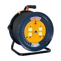 日動工業 電工ドラム 標準型100Vドラム 2芯 極太電線仕様 50m NDN504F NDN504F 1台