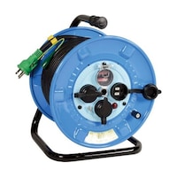 日動工業 電工ドラム 屋外型 リペアポッキンドラム 過負荷漏電保護兼用ブレーカ付 30m NPWEK33RE NPWEK33RE 1台