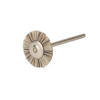 バーテック ミニチュアホイルブラシ 白馬毛 1セット(5個入) 12W P5 19.0X2.4 12W P5 19.0X2.4 1セット